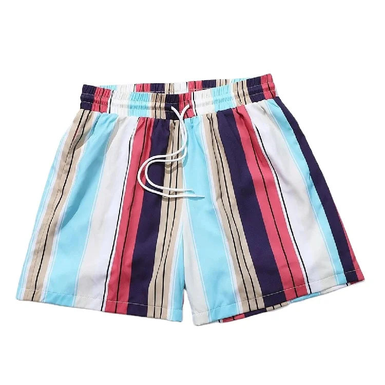 Custom Unisex 100% Polyester Summer Men Swim Beach Gym Board Cycling Grappling Running Boxing Mesh Nylon Cartoon Slim Fit Shorts