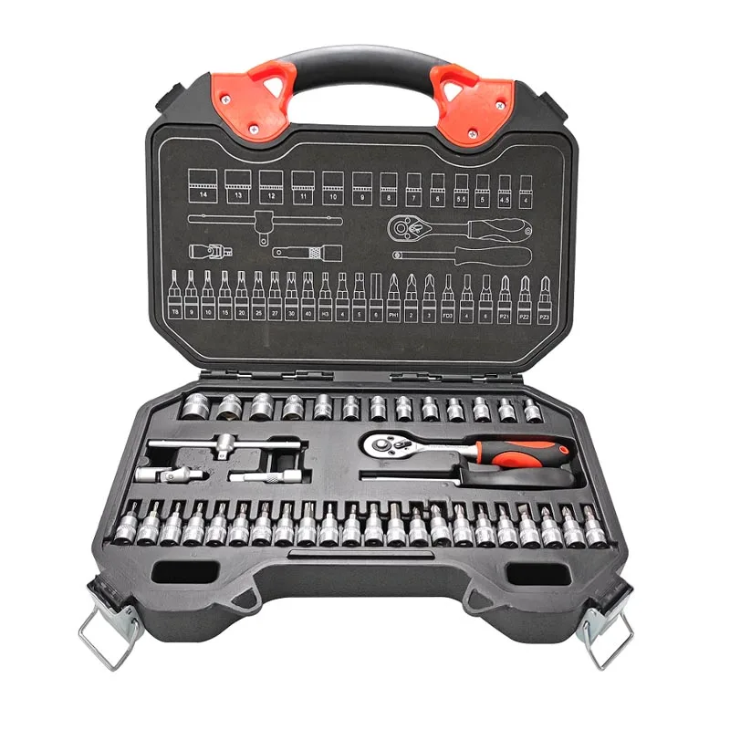 Auto Repair 41PCS Maintenance Bits Tool Set Screwdriver Socket Wrench Kit Multifunctional Household