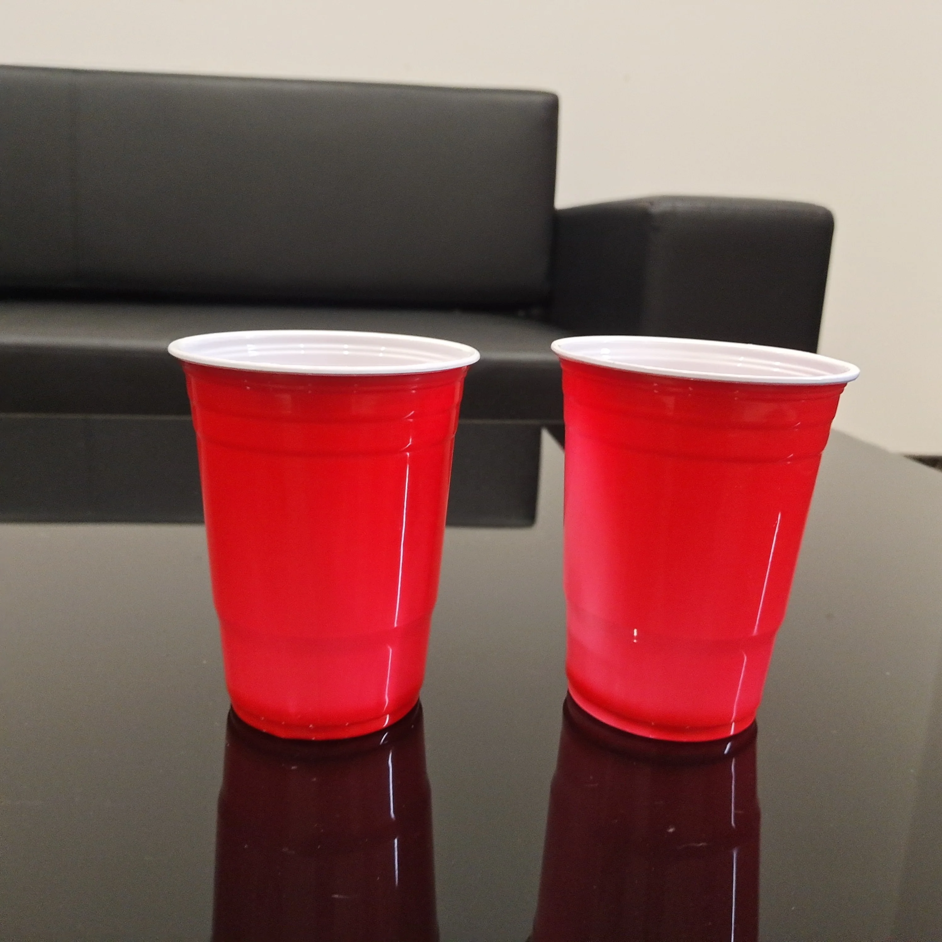 pp thermoforming plastic water cups 12oz plastic drinking party cups  food grade pp cups with high quality