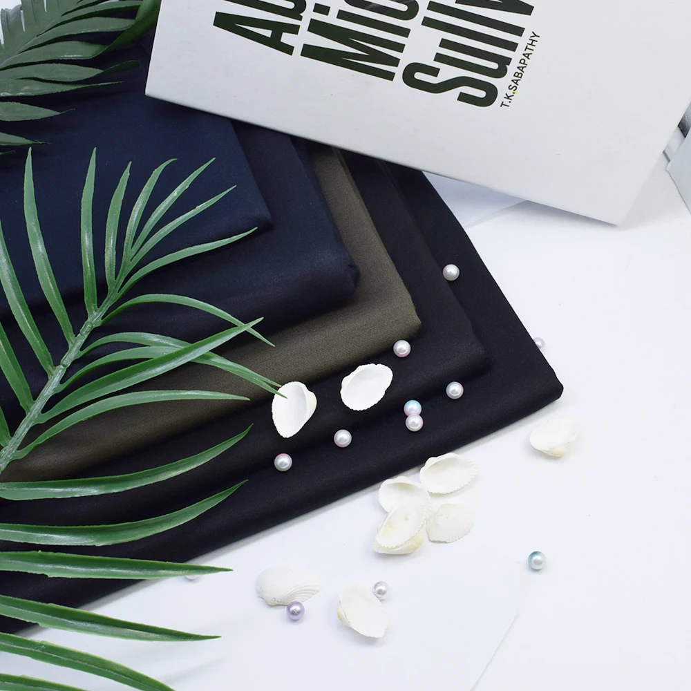 smooth tencel cotton fabric in stock