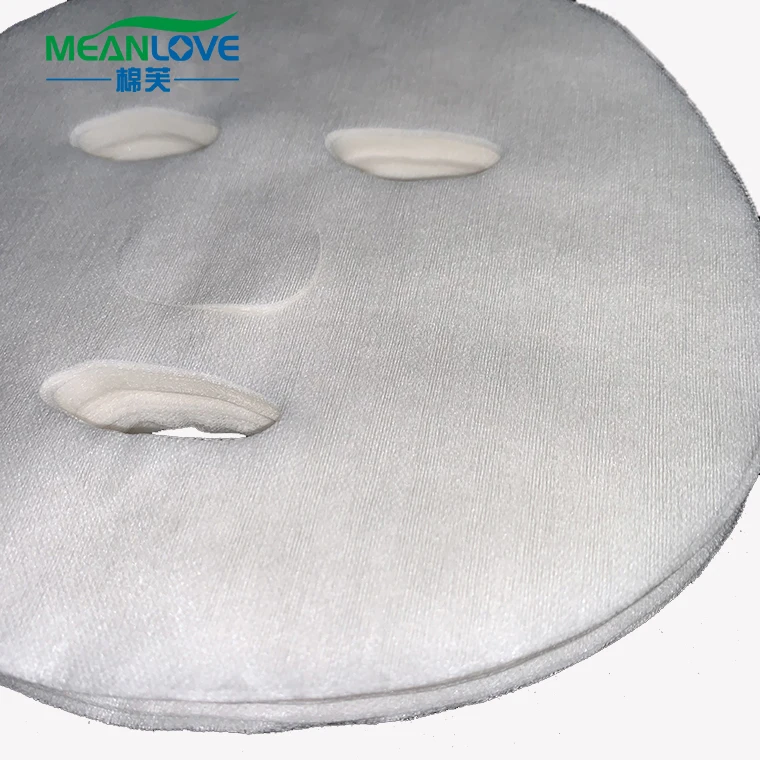 FC13 mesh spunlace nonwoven fabric raw material Facial Mask Sheet Natural Lyocell Face Sheet Mask