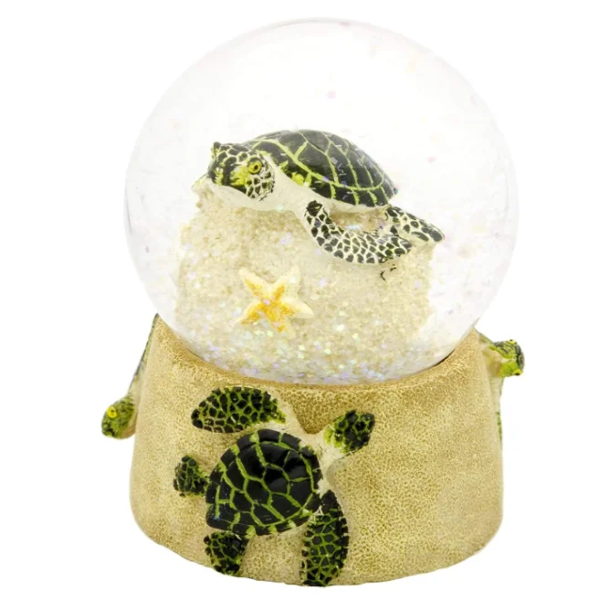 Custom Sand Base Turtle Resin Water Ball