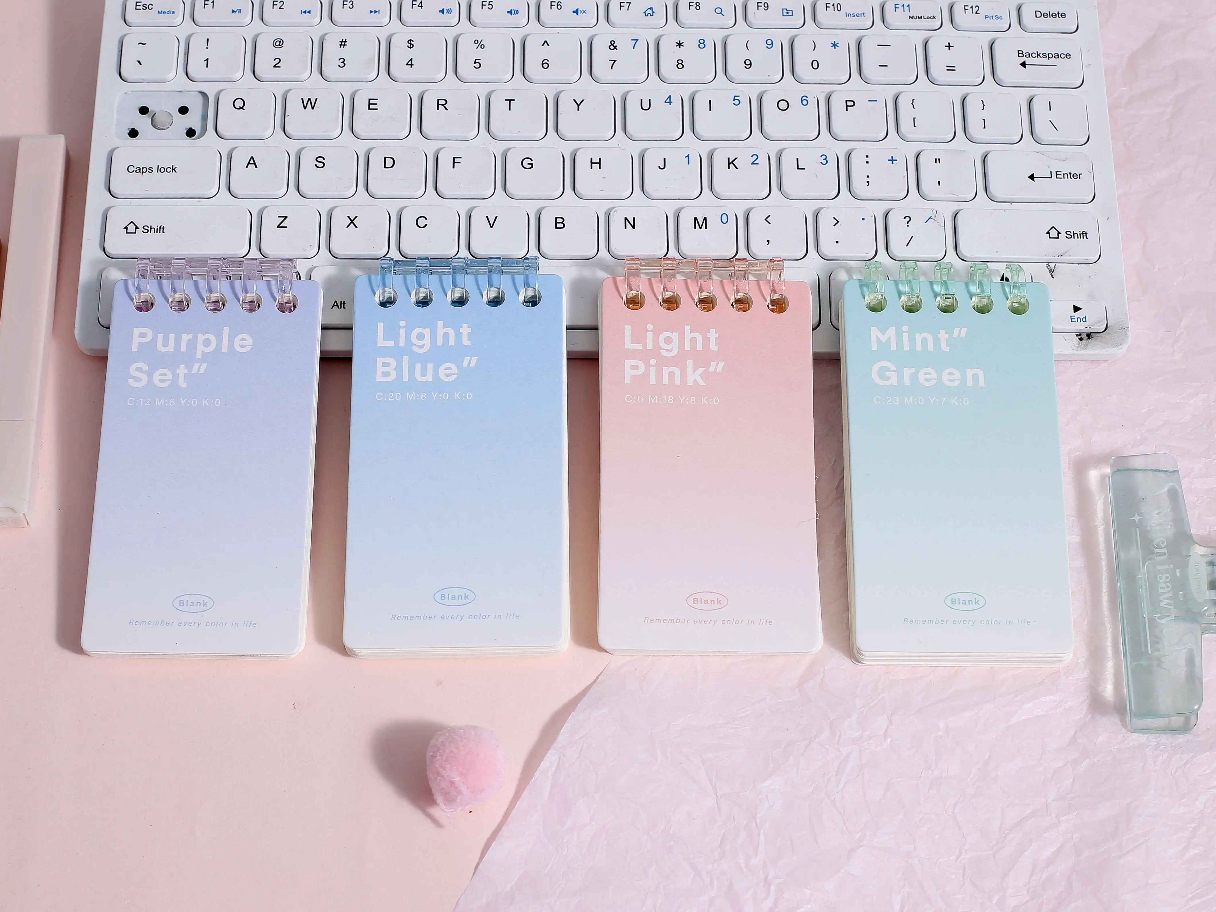 Creative cartoon mini A7 spiral notebook  paper cover memo pad cute kawaii notebook for school students kids