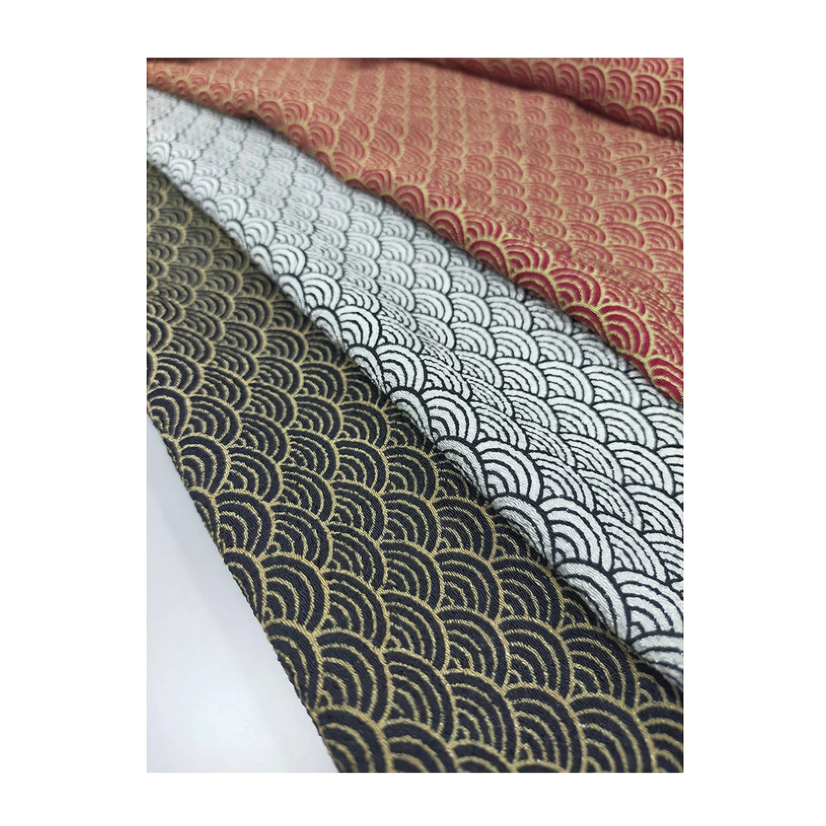 Japanese KKP3338 easy care polyester 100% chirimen rayon fabric crepe for making dress