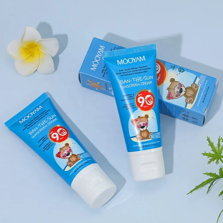 Private Label Ban-The-Sun SPF90 Sunscreen Cream OEM Sunblock Wholesale