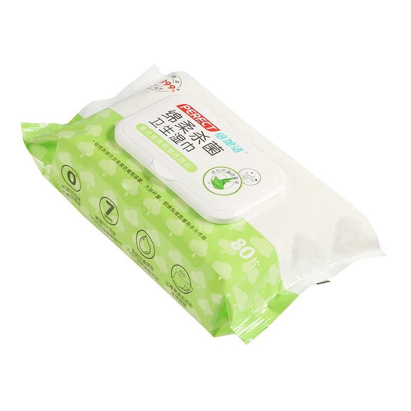 
PERFCT 80PCS Alcohol Free Sanitizing Cleaning Wipes Antibacterial Antiseptic Useful For killing 99.99% Virus 