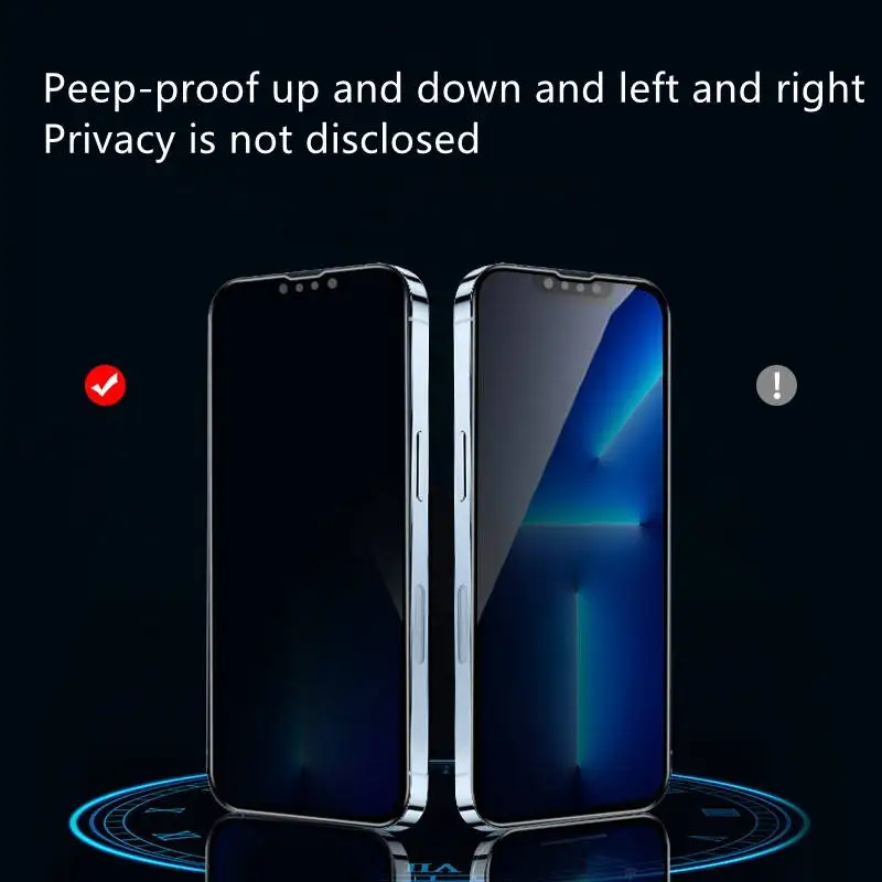Высокочеткое полное покрытие для Iphone 14 13 Pro Max ударопрочная пленка Защитная