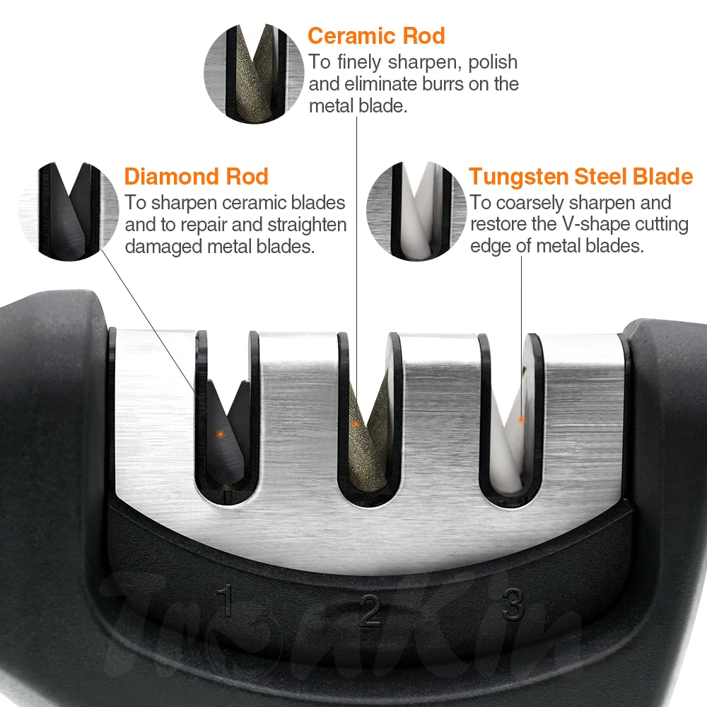 Многофункциональная беспроводная точилка для ножей Swifty Sharp, Профессиональная универсальная точилка для ножей, точилка для кухонных ножей