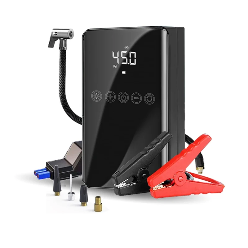 4 In 1 Car Jump Starter 150PSI Multi-Function Air Compressor Power Bank Air Pump Tire Inflator Car Ignition Starter Starting