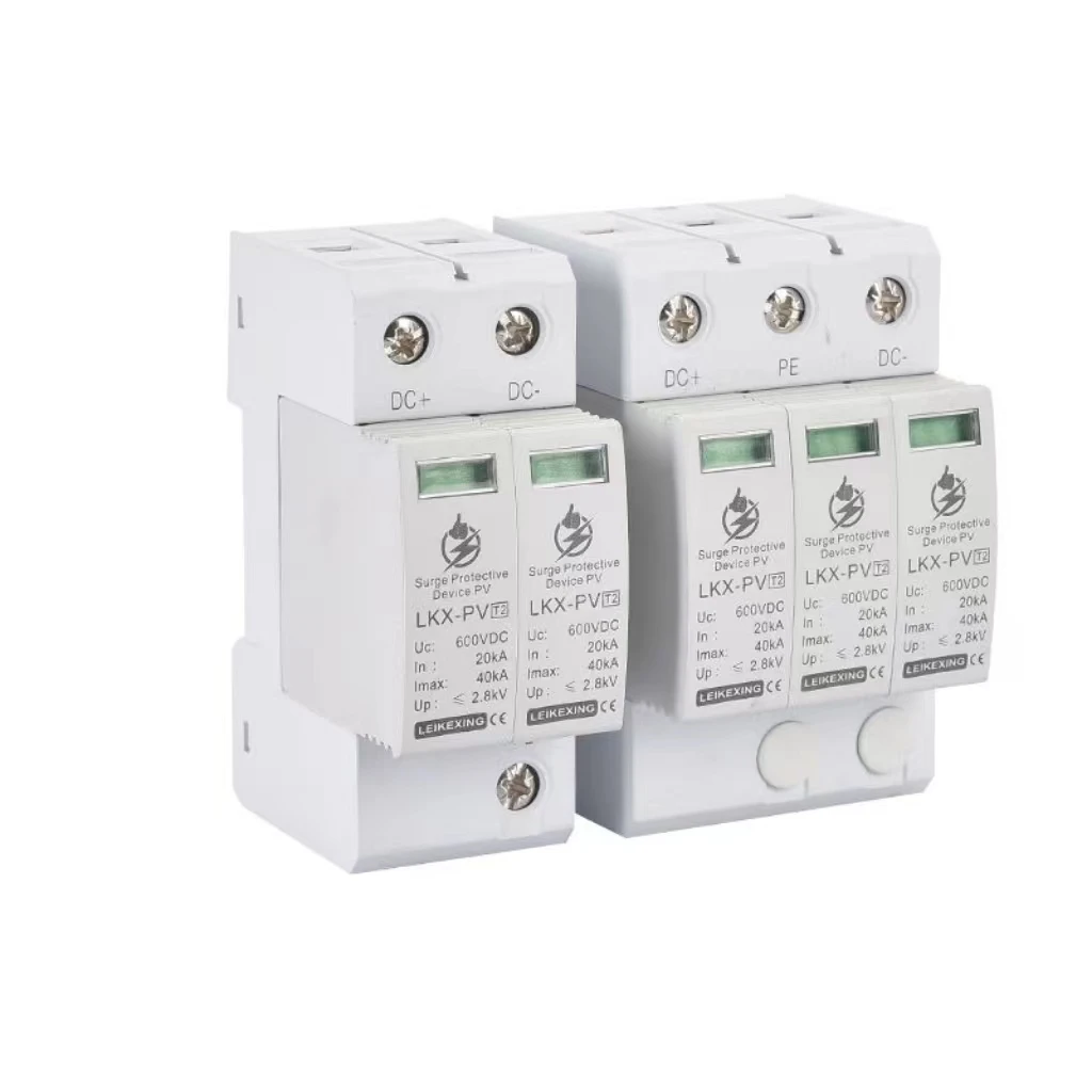 600 В 20-40ka 2P 3P spd-pv DC устройства для защиты от перенапряжения солнечные аксессуары солнечной системы