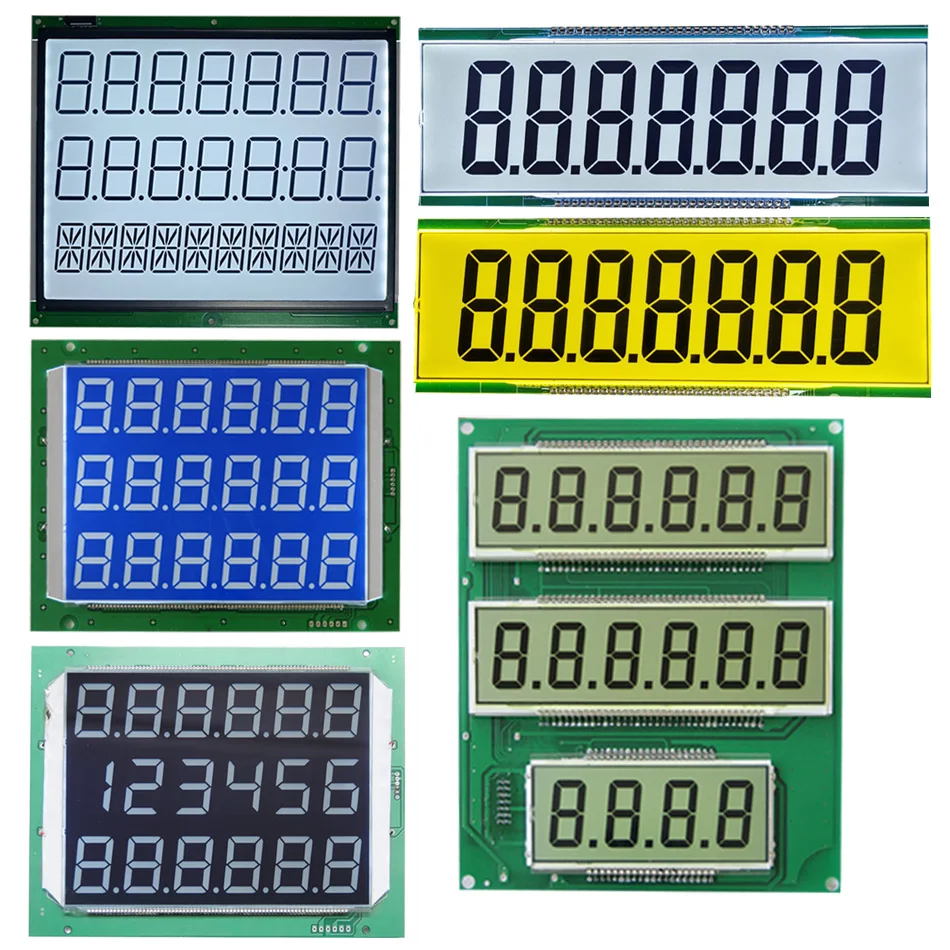 Graphic 7 segment custom medication reminder medical lcd digital clock display