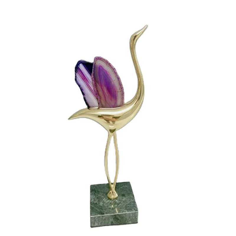 Pure copper crane decoration creative wedding gift practical wedding brother and sister-in-law new boudoir friends