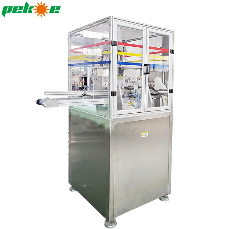 Full automatic high speed plastic bottle drum jerrycan rotary cutting machine