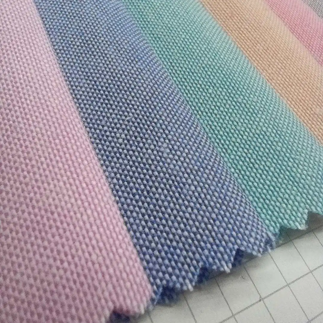 100% cotton solid woven material tela algodon cotton oxford fabric shirt cloth fabric for bags shirting textile suppliersoxford