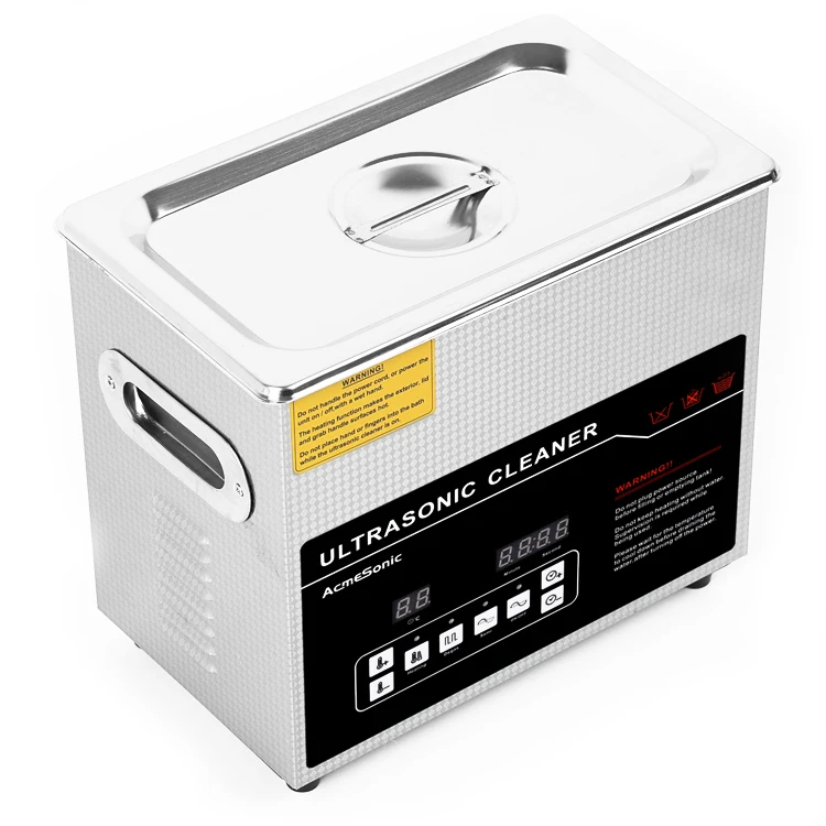 New Home Use Industrial Ultrasonic Cleaner with Electric Engine Motor and PLC Plastic Material Hot Water Cleaning Process 3L