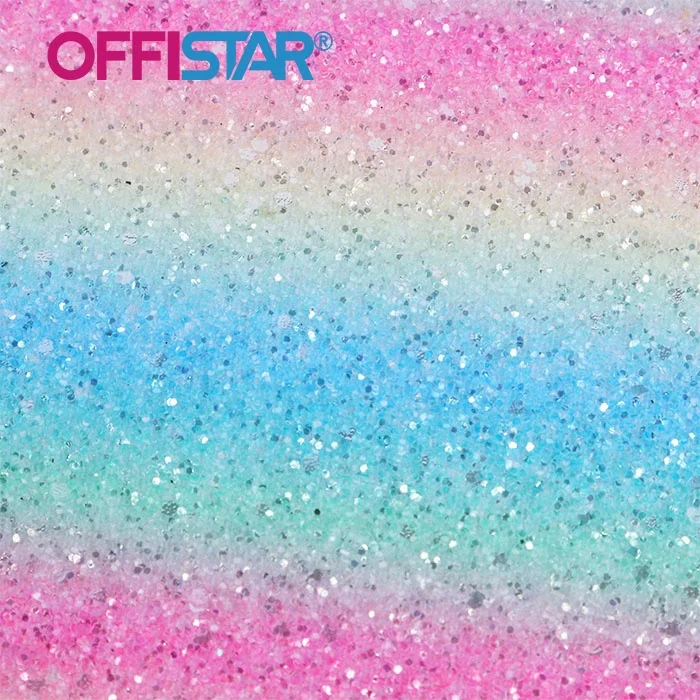 Shing Glitter School Office Notebook Stationary Notebook Journal A4 A5 With Gradient Color For Gift Students