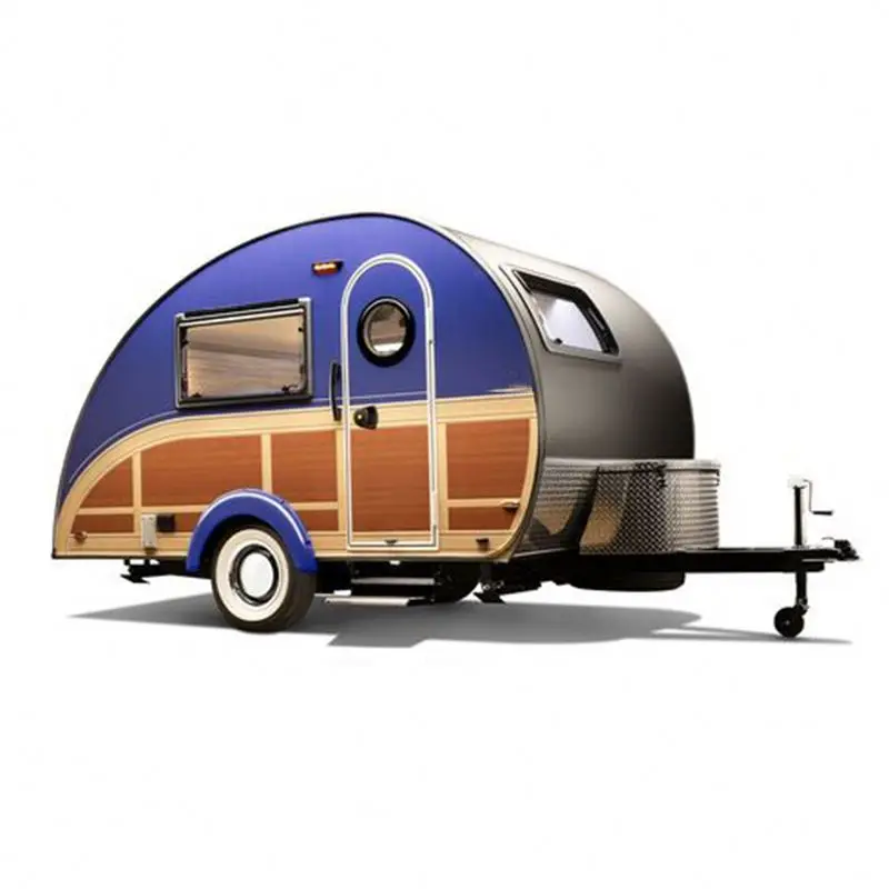 Factory Supply Luxury Camping Caravan Trailers with Camper Mini Caravan Off Road Trailer