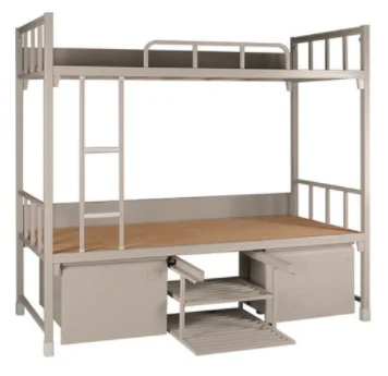 Bunk Bed Bedroom Furniture Dormitory Metal Steel Audit Metal Steel Bunk Bed Frame