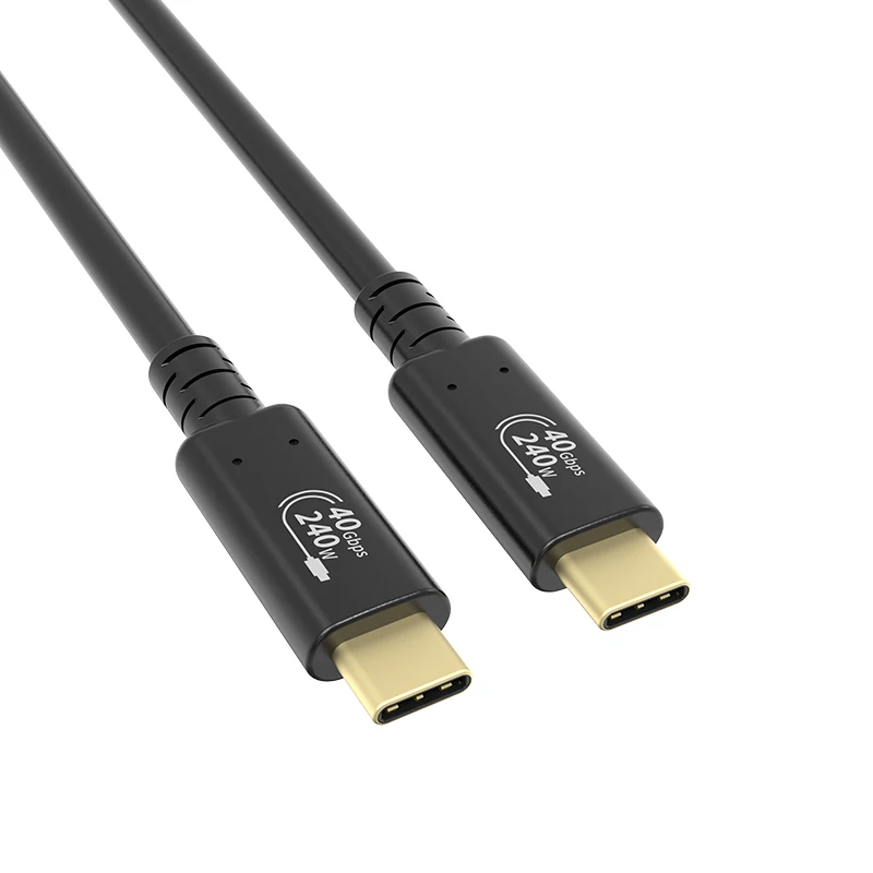 JCE usb4 gen3 240w 5a 40gbps ERP gold-plated charging cable type-c data cable usb4
