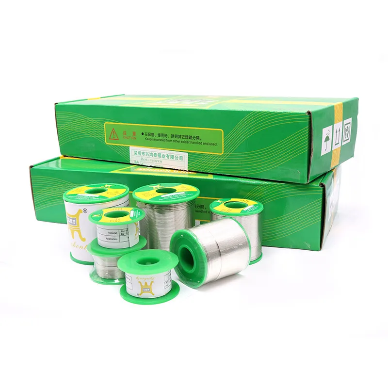 XHT Lead free custom-made SMT/PCB Solder Wire Lead-free Sn99.3Cu0.7 500g/roll 800g/roll 1000g/roll  for Automatic Soldering