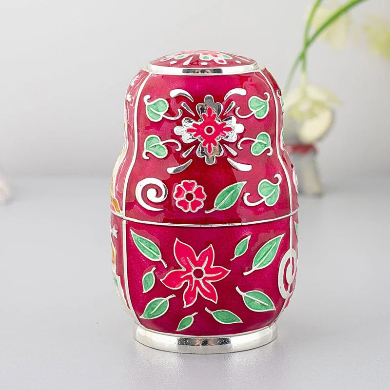 Creative metal light luxury toothpick holder European style retro automatic toothpick box home storage & organization