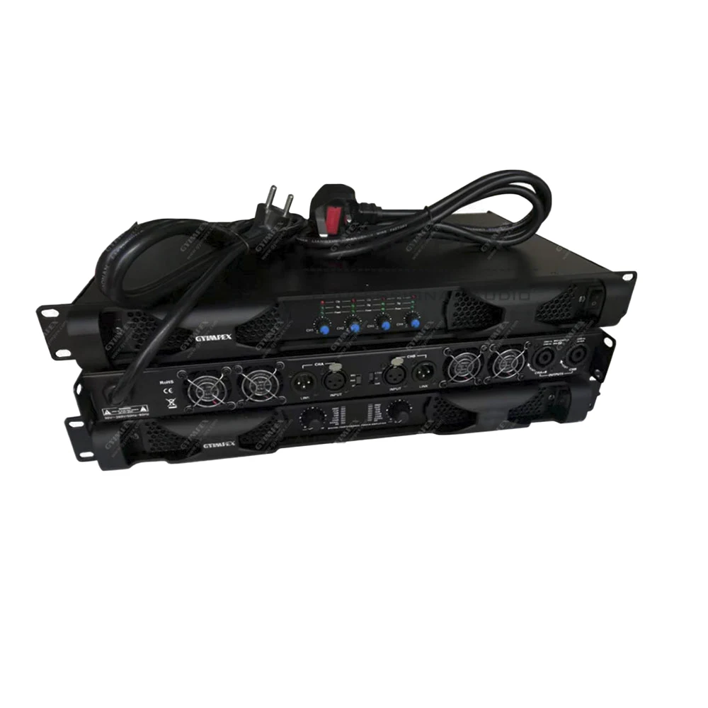 Professional Stereo power 8 ohms 2000w*4 High Audio Power Amplifier 1u class d 4 Channel Digital Amplifiers Stage Karaoke DJ