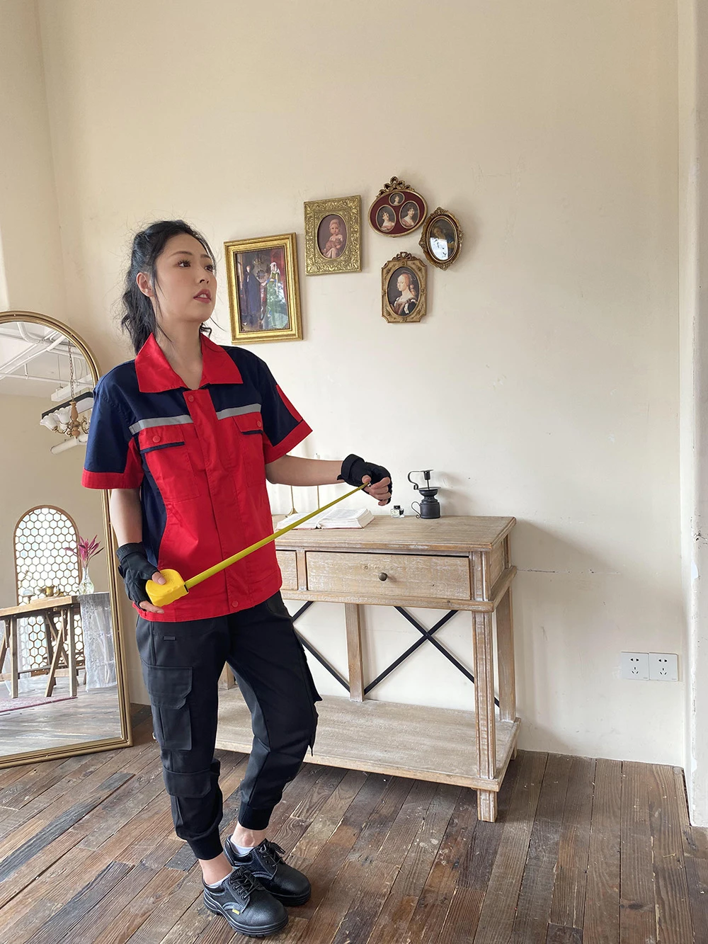 No Minimal Cheap Work Clothes Workwear Uniform Industry Working Outdoor Plus Size Cargo Pant Trouser for Female