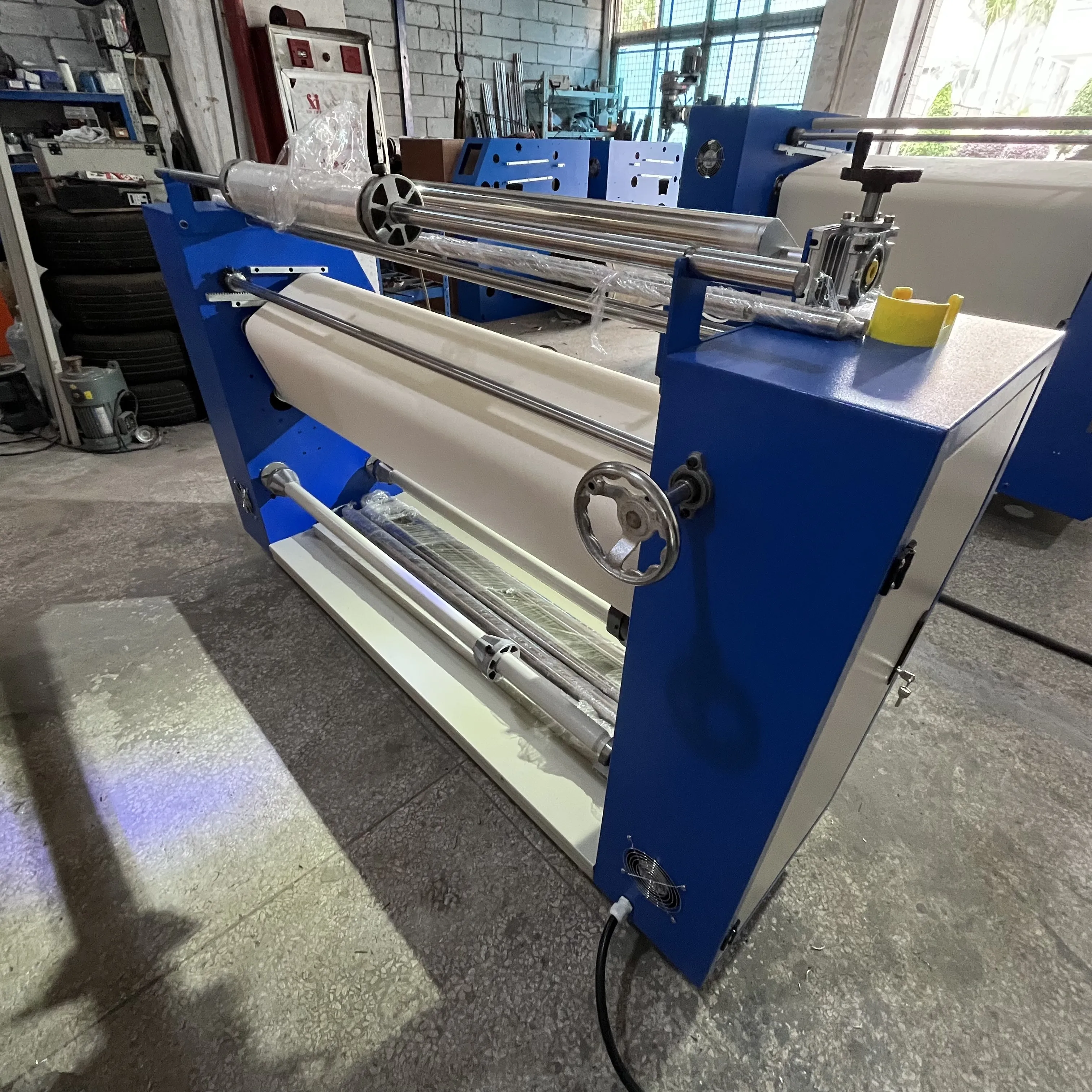 Wholesale Price Sublimation Roll Heat Press Cut Transfer Oil Roller Sublimation Printing Machine For Ribbon