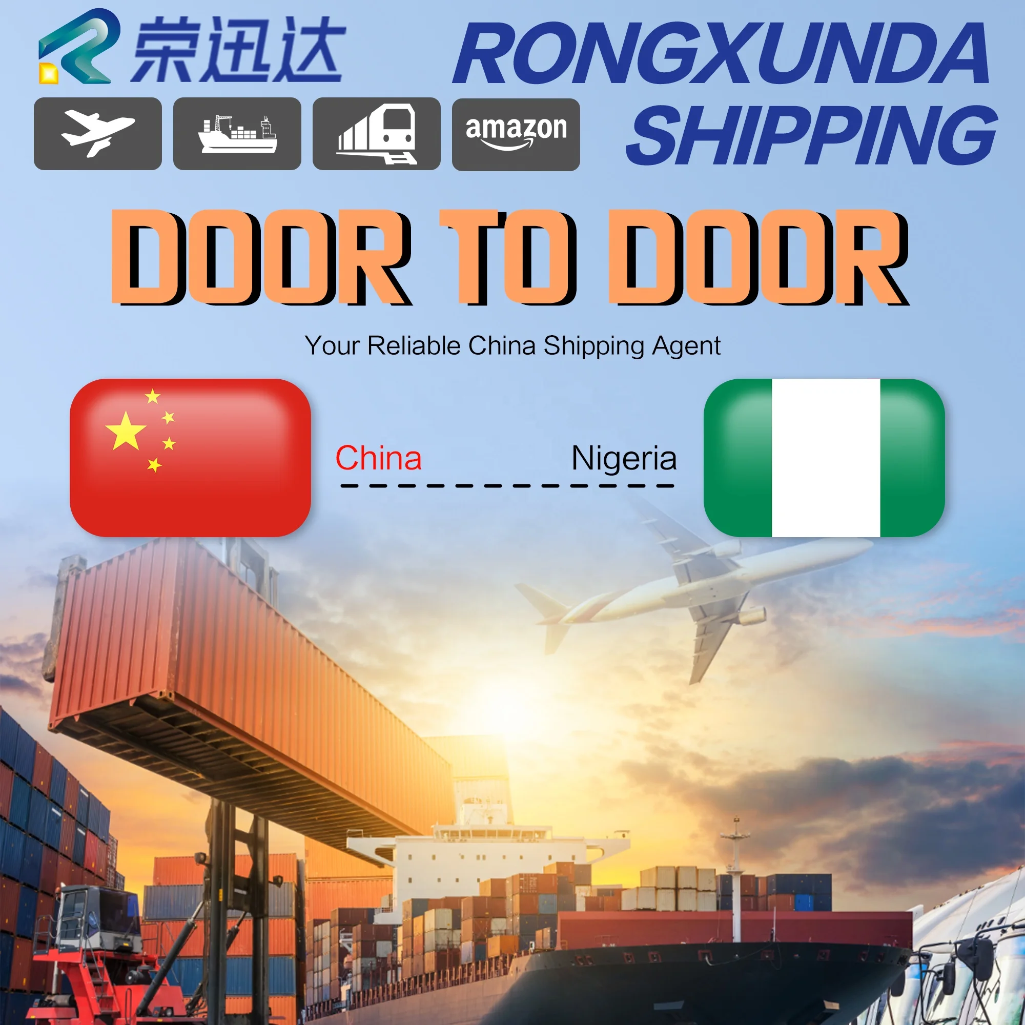 Professional Best forwarder fast transport air service cheap shipping agents to Nigeria