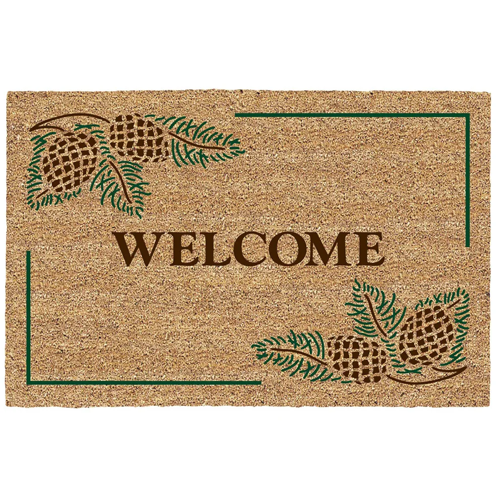 Factory Direct Natural Coconut Fiber Blank Bulk Plain And Custom Design Coco Coir Doormats