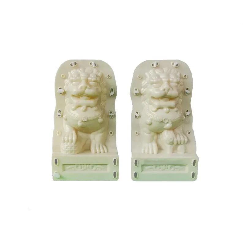 Hot Sale Garden Balcony Railing Decoration Mold Plastic Lion Statue Mold Concrete Animal Statue Mold for Decor