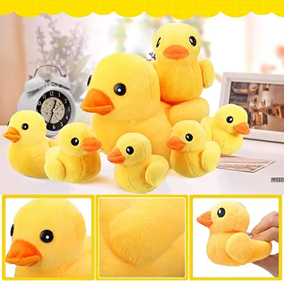 Lovely Stuffed Cute Animal Customized Design Animal duck Soft Plush Toy Mascot Children Toy  BSCI SEDEX ISO9001