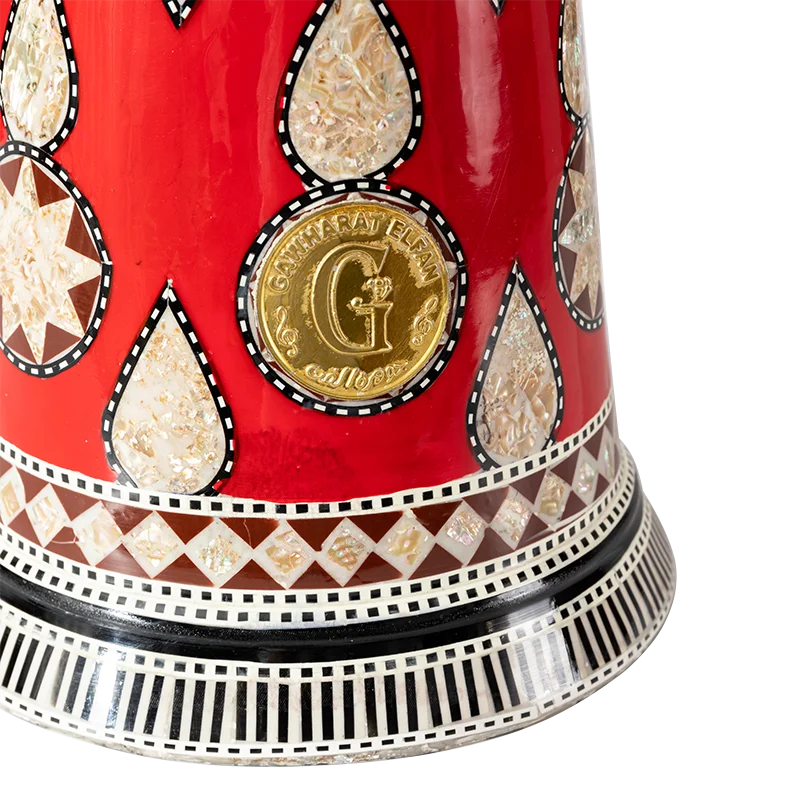Middle Eastern drum Darbuka Arabic drum Handclapped percussion instruments Made in Egypt 8 Inch Aluminum