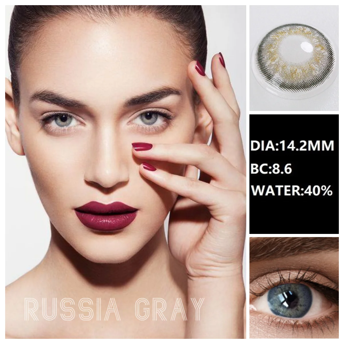 Russian wildcat Unicorn top fresh color beauty 3 tone high quality wholesale cosmetics natural contact lenses