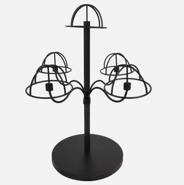Countertop Hat clothing store   Human Braiding Hair Bundles Wigs Extensions  Accessories Display Storage Rack