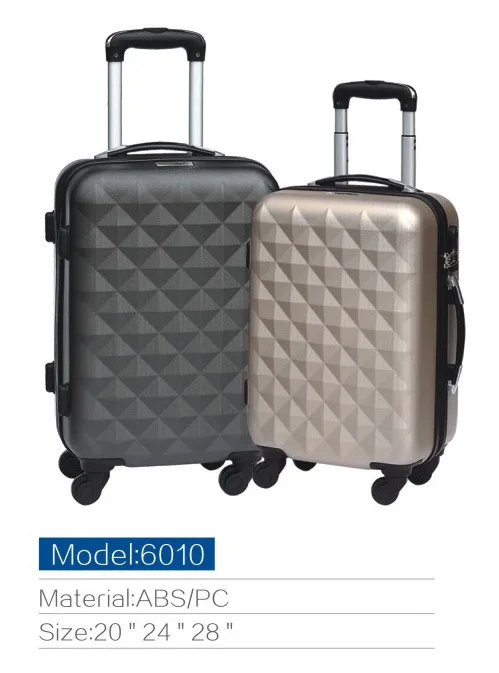 2024 Unisex Lightweight ABS Trolley Case New High-Value Three-Piece Suitcases with Spinner Caster for Foreign Trade