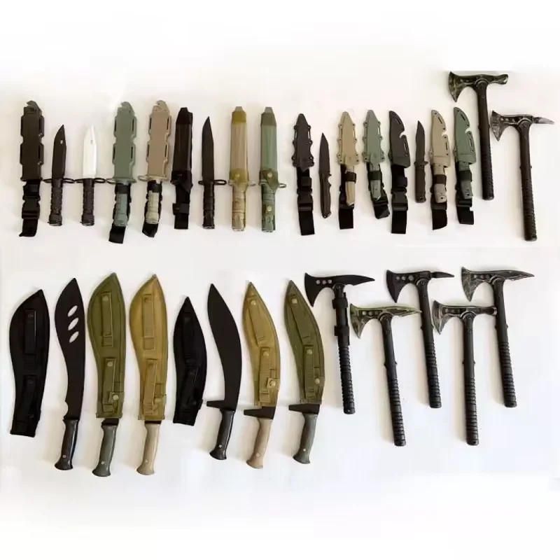 Rubber Plastic Knife Multifunctional Outdoor Tactical Knife Rubber Nepal Knife Axe Model
