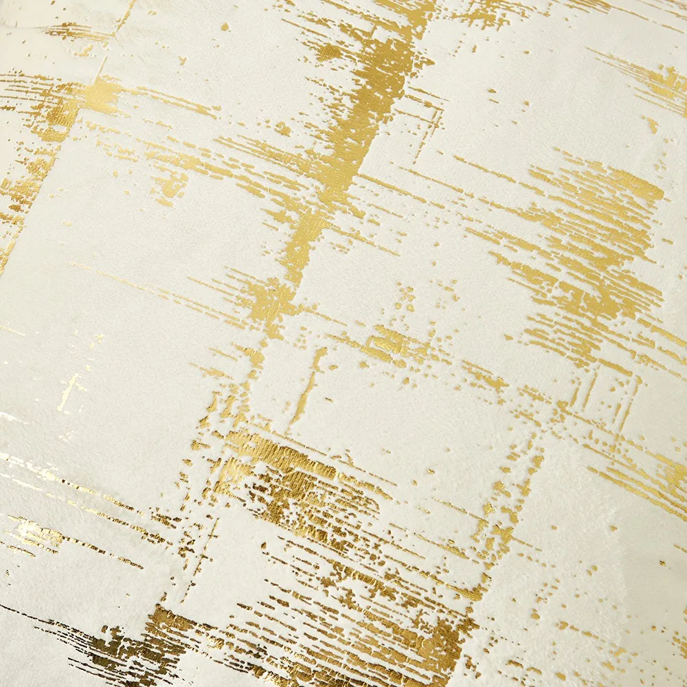 Wholesale 18x18inch Velvet Gold Foil Printed Cushion Cover Decorative Throw Pillow Case Cover