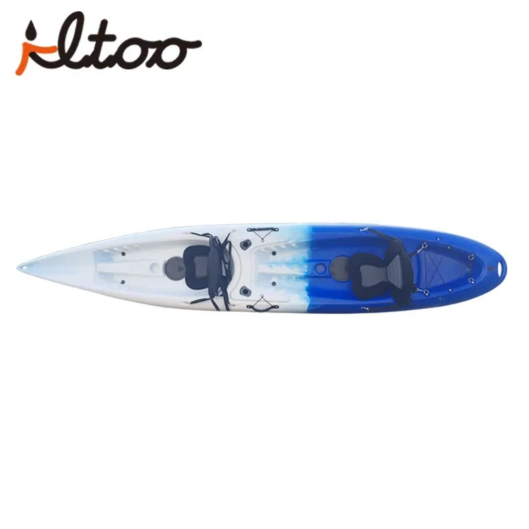 A 3.8m 12.5ft tandem 2+1  Ocean kayak double seat with paddle for sale