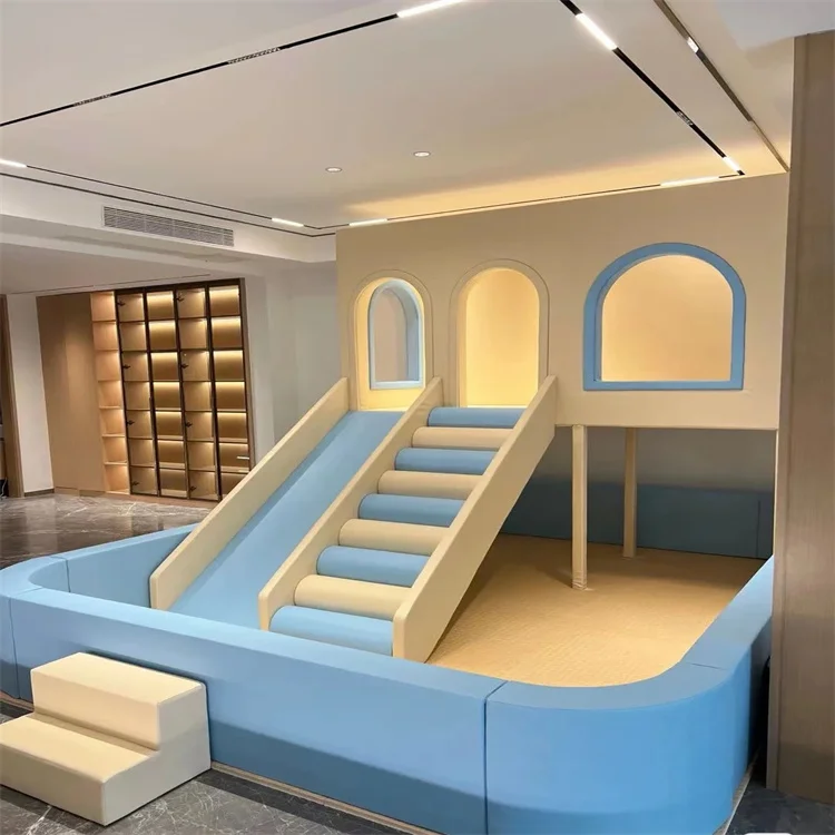 Children Indoor Playhouse Naughty Castle Toddler Game Soft Play Area Equipment Kids Games Slide Kids Indoor Playground Equipment