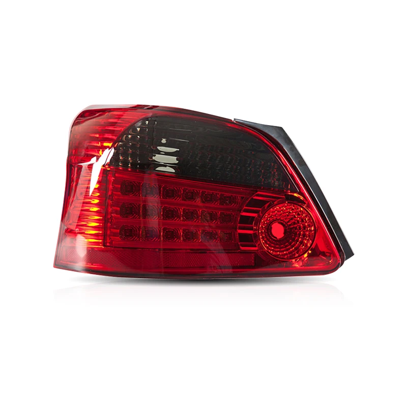 VLAND manufacturer for car lamp for VIOS taillight 2008-2013 tail lamp with moving signal +turn signal+DRL