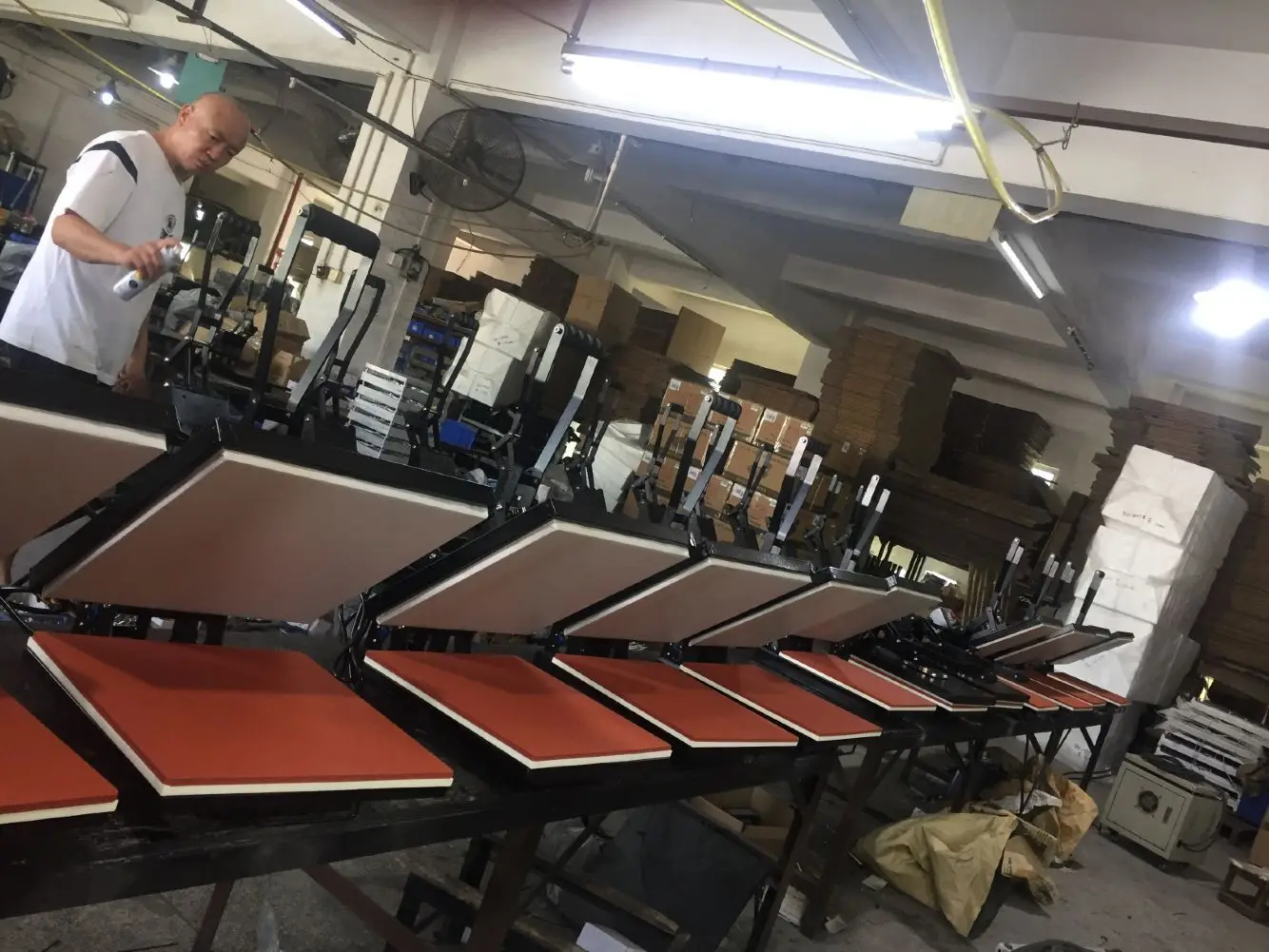 Easy to Operate Auto Open Slide Out 16'x20' Transfer T-shirt Printing Heat Press Machine
