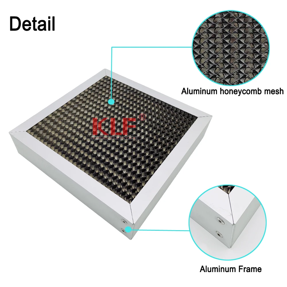 Aluminum Frame Honeycomb Type Range  Hood Grease  Filter for Commercial Kitchen