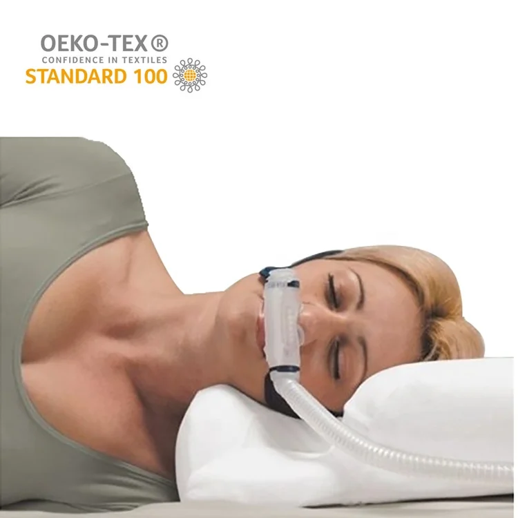 Max Comfort Reduces Face Mask Pressure & Air Leaks Head & Neck Rests Memory Foam CPAP Pillow