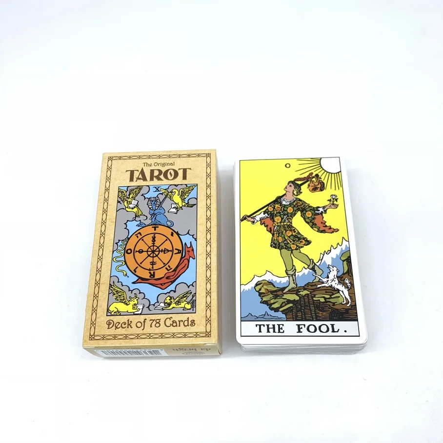 Free Sample Tarot Card With Guidebook High Quality Custom Printed Paper Tarot Oracle Card