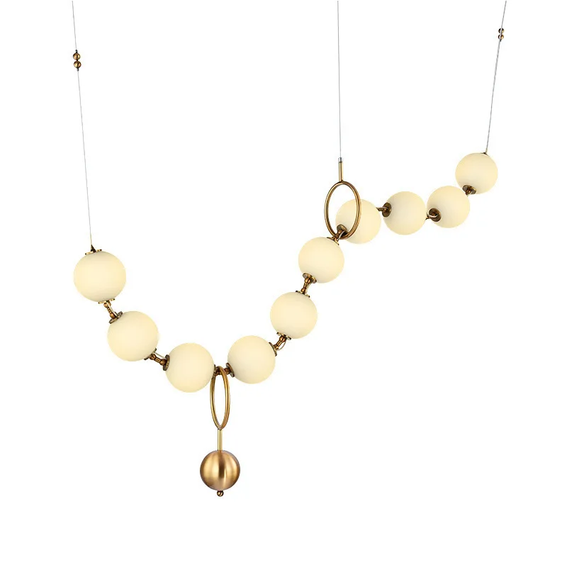 Necklace Design Multi Glass Ball Pendant Lamp
