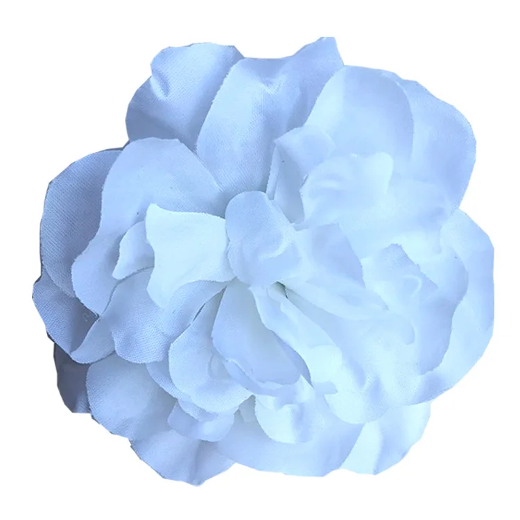 2023 Double Layer Mesh Chiffon Big Flower Chiffon Flower Fashion Baby Hair Accessories Kids Cute Girl