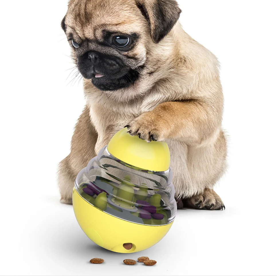 Pet Tumbler Interactive Toy Dog Shaking Food Leak Ball Funny Iq Puzzle Ball Dog And Cat Self Feeding Toy Puppy Play Feeder Toy
