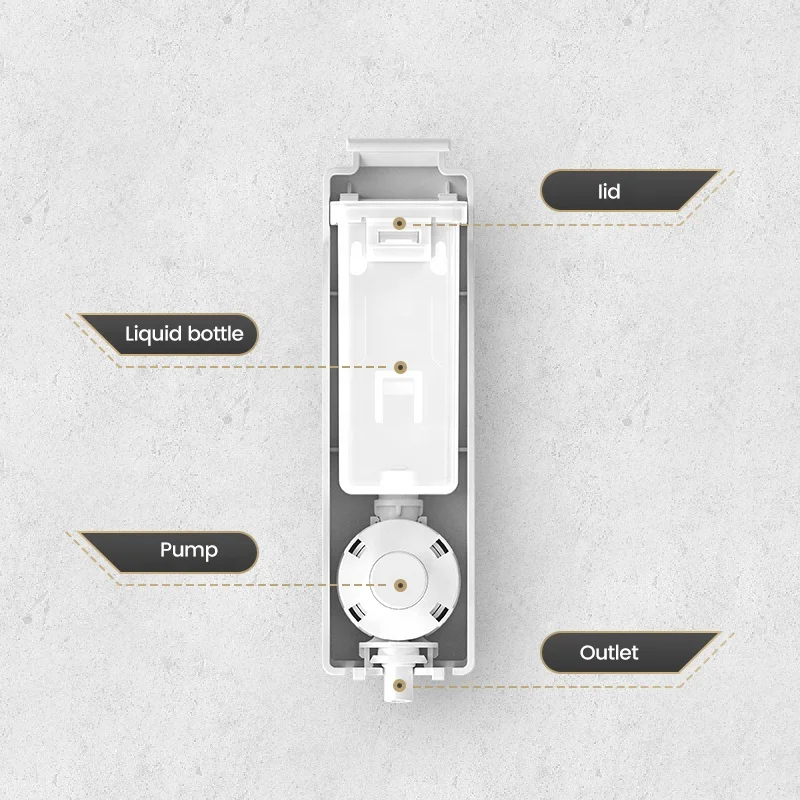 ROHS OEM Customizable Liquid Foaming Spray Alcohol Soap Hand Sanitizer Dispenser