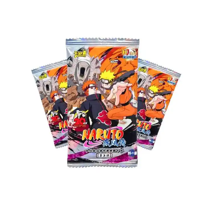 Wholesales Kayou 36/48 Box Narutoes Cards Collection Booster Box Tier 4 Wave 5 Sasuke Uzumaki Anime TCG SSR Playing Cards Game